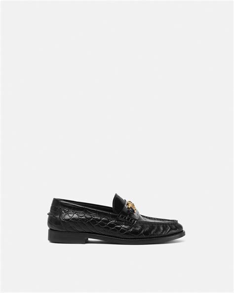 scarpe versace panna con fibbia mocassino|Mocassini Medusa '95 Nero,Oro .